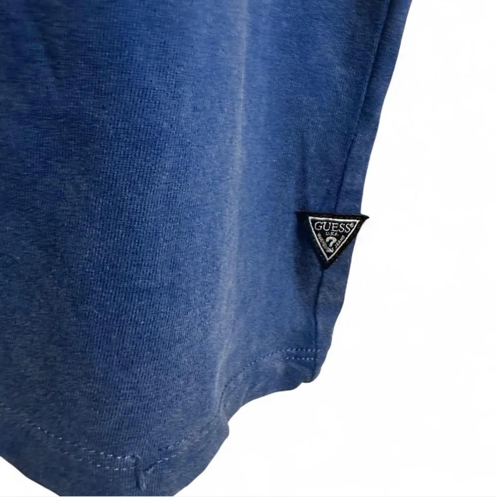 Guess x Brandalised L Blue Tee Banksy Queen Bowie Graffiti Art Streetwear - Picture 4 of 5